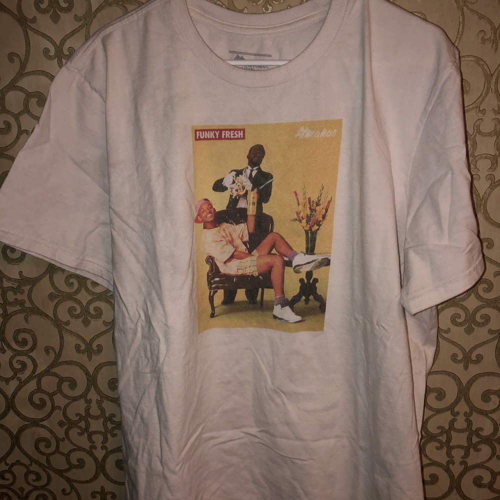 White Fresh Prince of Bel Air Funky Fresh T-Shirt